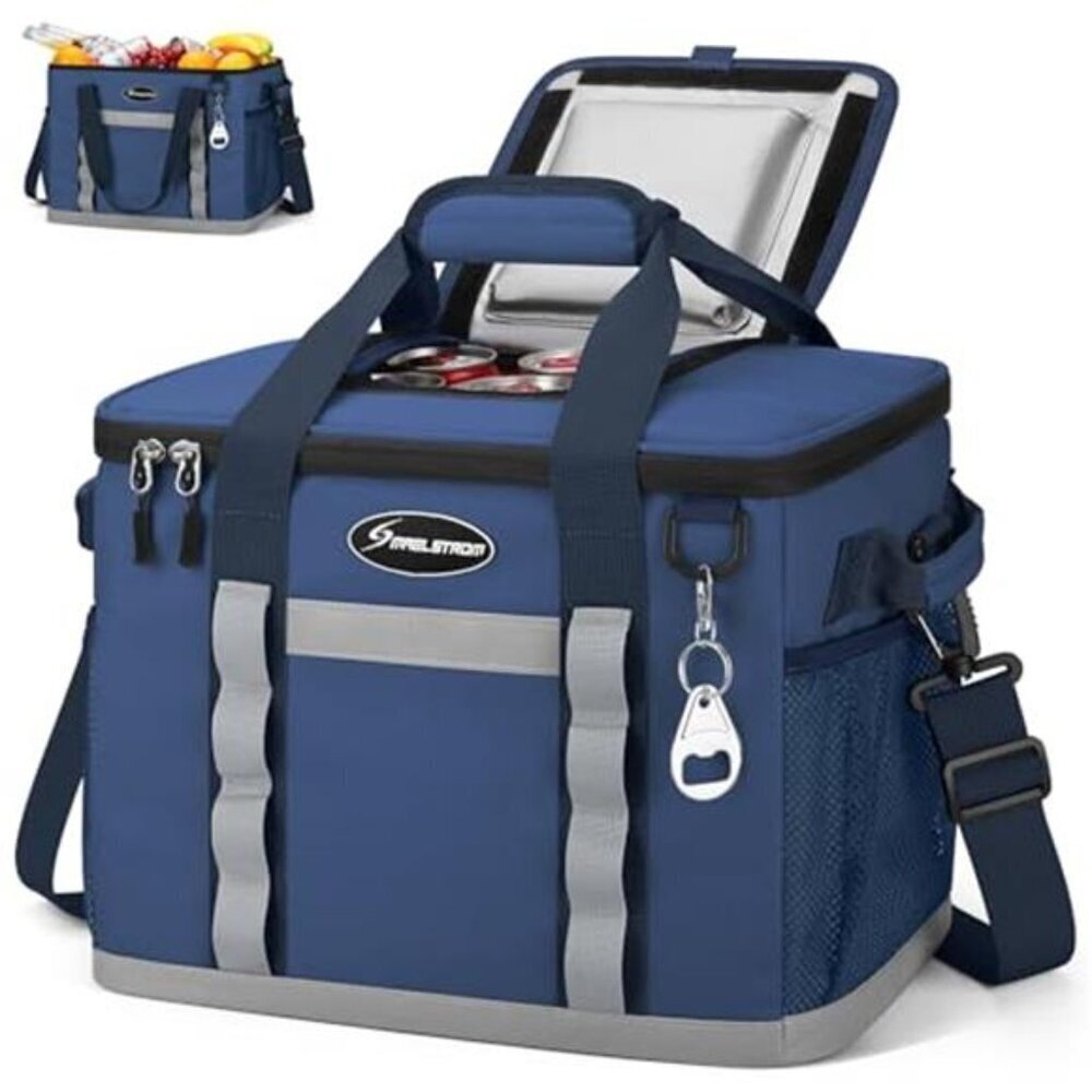 Soft Cooler Bag 35 Cans Beach Camping Collapsible